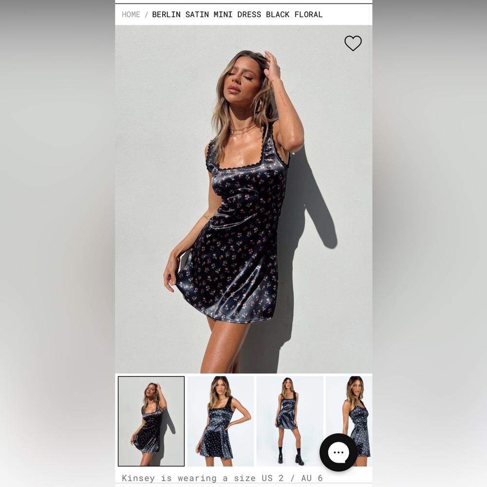 Black Satin Mini Dress Princess Polly